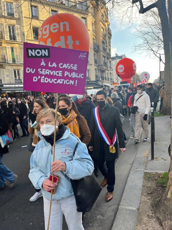 Yan Chantrel - Grève dans l'éducation nationale
