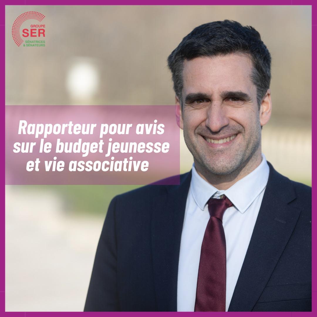 Yan Chantrel - Rapporteur pour avis sur le budget jeunesse et vie associative