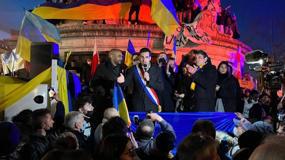 Yan Chantrel - Rassemblement pour soutenir le peuple Ukrainien
